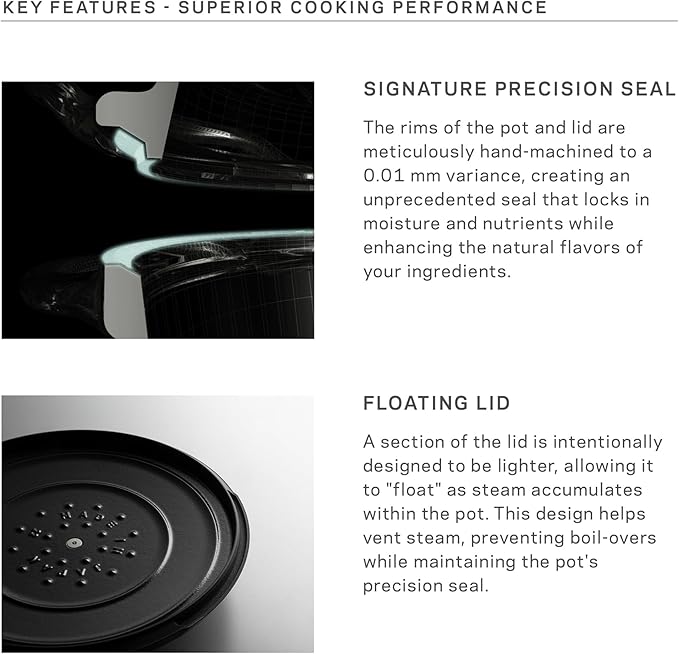 Vermicular Oven Pot 2.0 | Lightweight Enameled Cast Iron Pot | 14cm (1 Qt) | Non-Toxic | Induction-compatible | Dutch Oven | Made in Japan | Matte Black