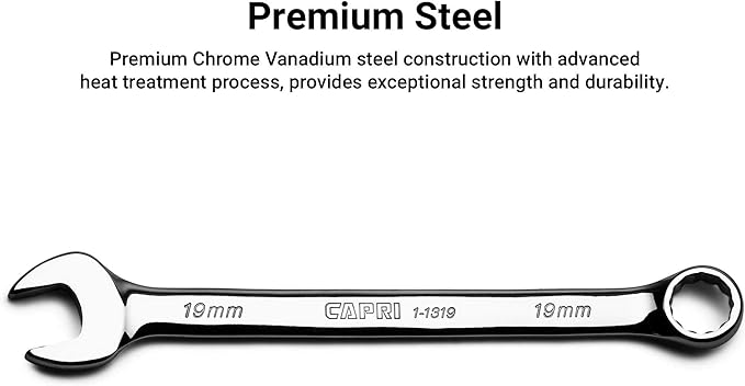 Capri Tools 1-Inch Combination Wrench, 12 Point, SAE (1-1413)