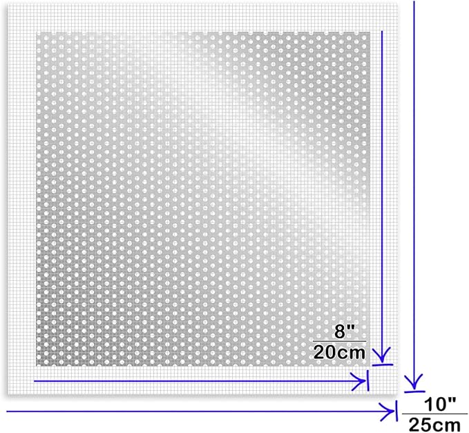 8 inch Drywall Repair Patch, Wall Patch Repair Kit, Self Adhesive Wall Fiber Mesh Repair, Large Hole Sheet Rock Patch for Drywall, Aluminum Metal Sheetrock Ceiling Dry Patch for Drywall Plaster