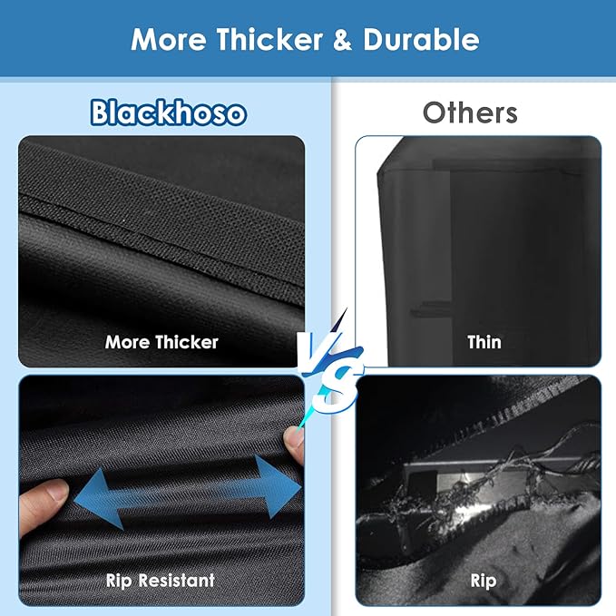 Grill Cover for Weber Spirit 200 and 300 Series for Outdoor Grill, 52 Inch 600D Waterpoorf BBQ Cover, Waterproof Weber 7106 Fade Resistant Barbecue Cover