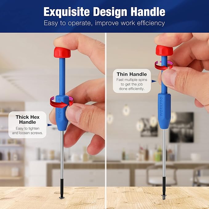 WORKPRO 12 in 1 Torx Screwdriver Set with T3 T4 T5 T6 T8 T10 Security Torx Bit & Precision Magnetic Screwdrivers, Tweezers,Pry Bars, Spudger for Eyeglass, Watch, Computer, Phone, with Case