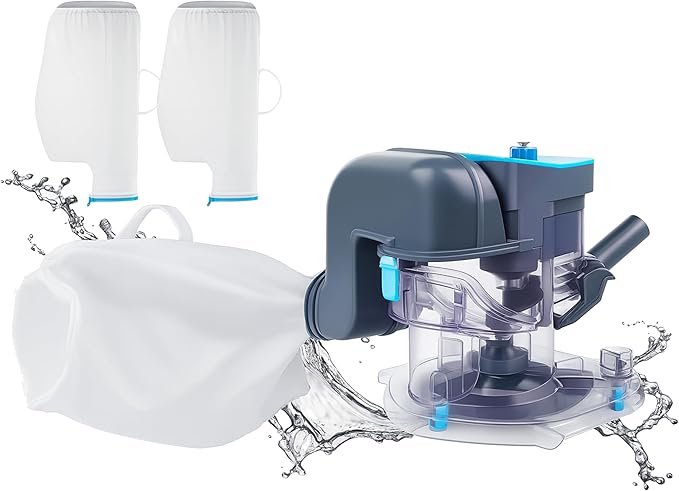Heavy-Duty Cordless Rechargeable Pool Leaf Vacuum, 31GPM Ultra Strong Suction, 3 in 1 Cleaning Solution – Deep, Shallow & Surface Skimmer, for Above Ground Pools & In Ground Pools