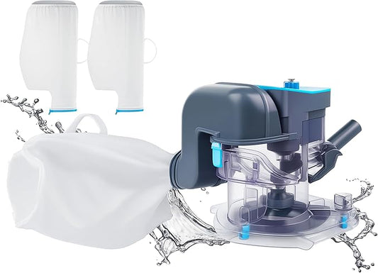 Heavy-Duty Cordless Rechargeable Pool Leaf Vacuum, 31GPM Ultra Strong Suction, 3 in 1 Cleaning Solution – Deep, Shallow & Surface Skimmer, for Above Ground Pools & In Ground Pools