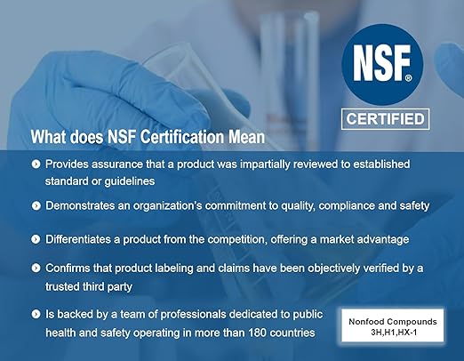 Food Grade | Gear Oil 220 | Industrial EP Gear Oil | Synthetic | NSF Registered AS H-1. Kosher and Halal Approved. Compare to: LUBRIPLATE | Petro-Canada | Made in USA (1 US QT)
