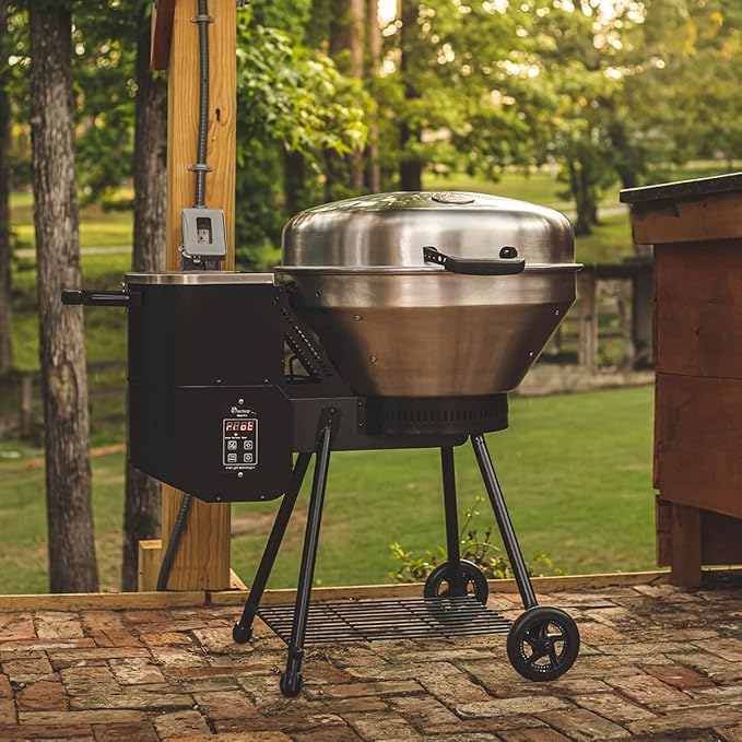 recteq Pellet Grill RT-B380 Bullseye + Searing Essentials Bundle, BBQ, Outdoor, and Electric Pellet Smoker Grill, Electric Smokers, Uses 100% Wood Pellets for Ribs, Brisket, Chicken, Sear, Smoke