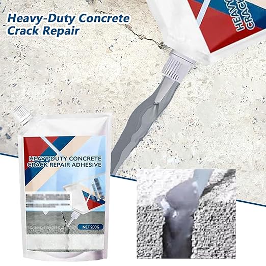 Concrete Gaps and Crack Filler, Self Leveling Sealant for Walkway, Floor Driveway Joint Repair Usage, Quick Drying Elastic Concrete Sealerr, for Indoor Outdoor Surfacce Restoration