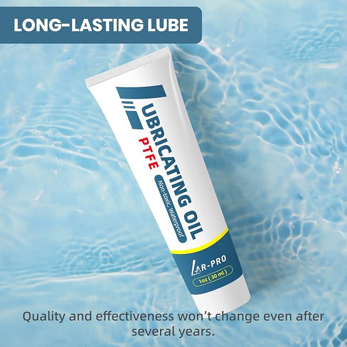AR-PRO (5-Pack) General-Purpose Silicone Sealant Lubricant - 1oz Waterproof Silicone Grease Long-Lasting Lube use for Swimming Pool O-Rings, Pool Gaskets, Valve, Faucet and Bearings