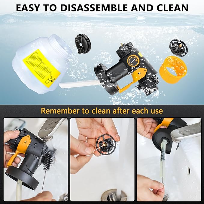 Cordless Paint Sprayer Compatible with DeWalt 20V MAX Battery 1000ml Capacity HVLP Spray Paint Gun 3 Patterns and 4 Nozzles for Wall Fence Furniture House Painting(Battery Not Included)