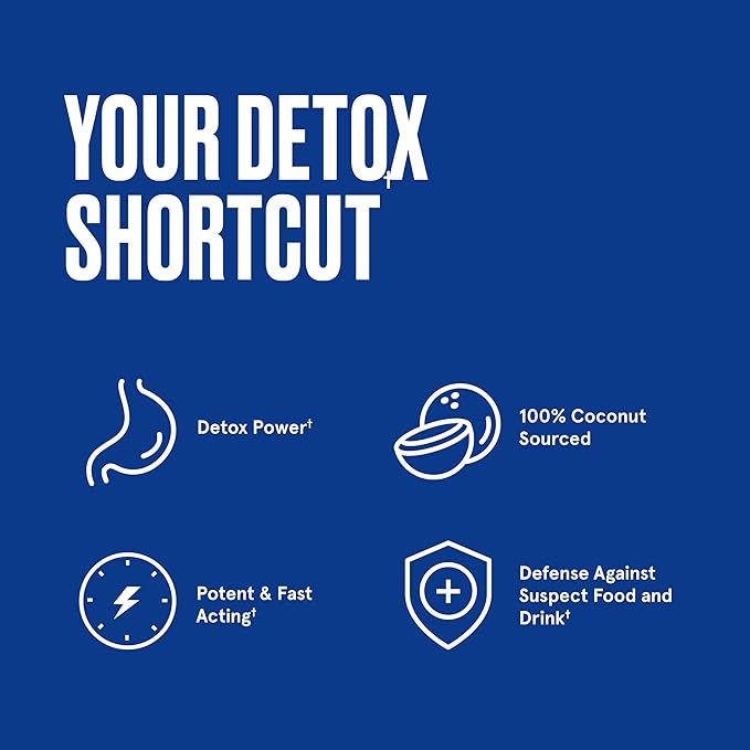 Bulletproof Coconut Charcoal Detox and Gas Relief Capsules, 90 Count, Sourced from 100% Coconut Shells, Activated Charcoal for Bloating Support, Packaging May Vary