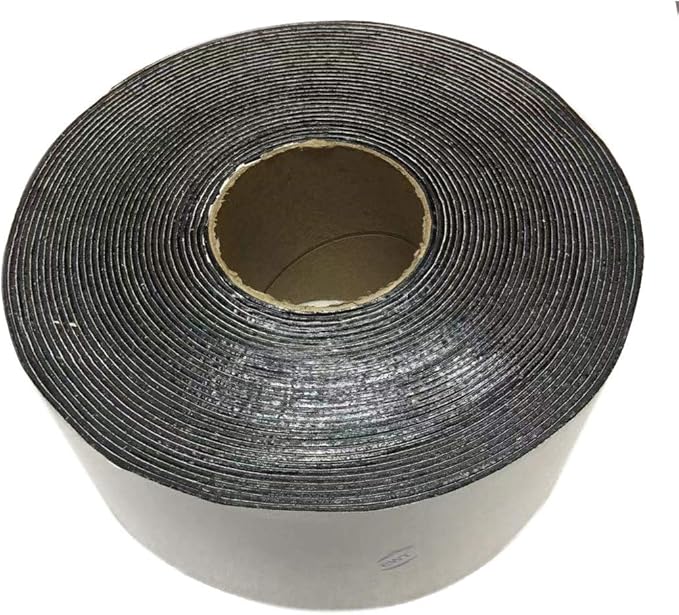 (615) EWT Premium Asphalt Tarmac Parking lot Joint and Crack Sealer Repair Hot-Filler Premium Tape, 50 FT Long(4 inchs x 50ft Tape)