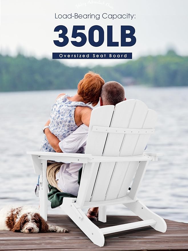 KINGYES Folding Adirondack Chair Set of 4