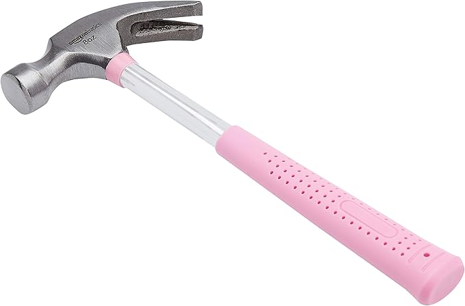 Amazon Basics 8 oz Hammer, Pink