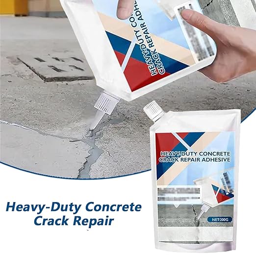 Concrete Gaps and Crack Filler, Self Leveling Sealant for Walkway, Floor Driveway Joint Repair Usage, Quick Drying Elastic Concrete Sealerr, for Indoor Outdoor Surfacce Restoration