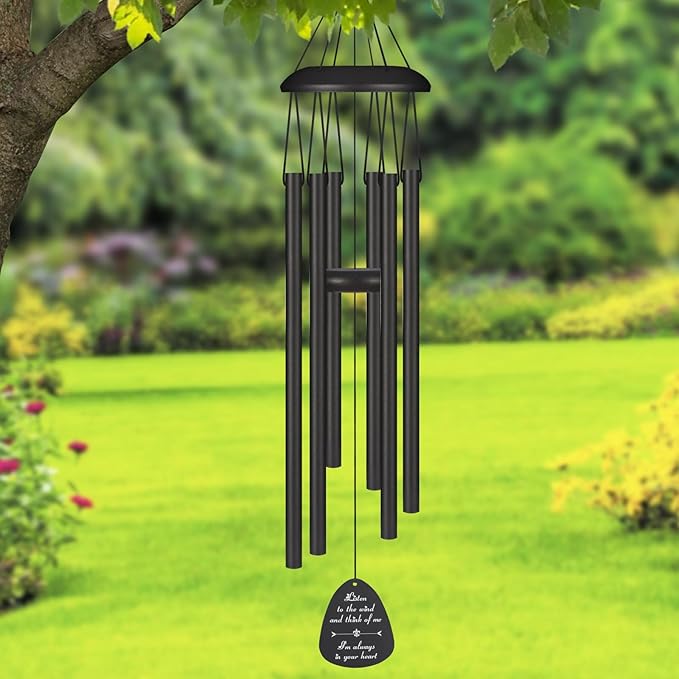 Wind Chimes with Sympathy Wind Spinner,Outside Garden Decor Gifts for Women Mom and Grandma,Memorial Wind Chimes for Loss of Loved One Prime,Bereavement/Sympathy/Memorial Gift
