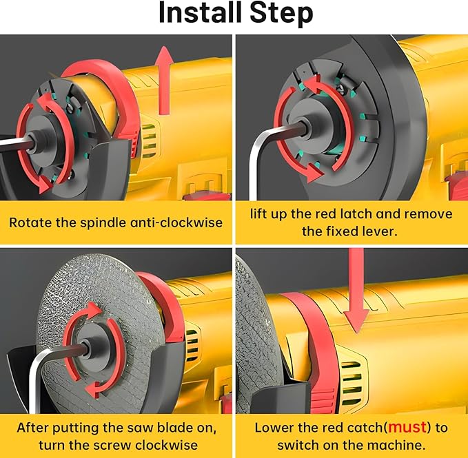 Cordless Angle Grinder, Mini Angle Grinder 19500RPM with 7 Cutting Discs and 2pcs Batteries, 76mm Side Disc Small Battery Grinding Tool for for Cutting Polishing and Sharpening