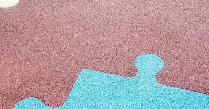 Poured-in-Place Surfacing Repair Kit Fix Rubber Playground (Black, Standard)
