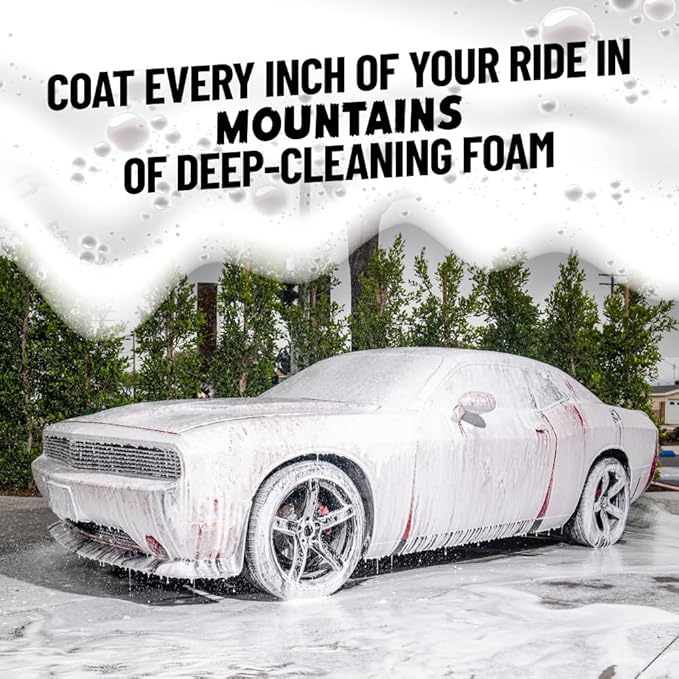 Chemical Guys TORQ Professional Max Foam 8 Cannon and Honeydew Snow Foam Soap Kit - High Foaming Car Wash Cannon with 1 Gallon Concentrated Soap - Safe for Cars, Trucks, SUVs, RVs and More, 128 fl oz