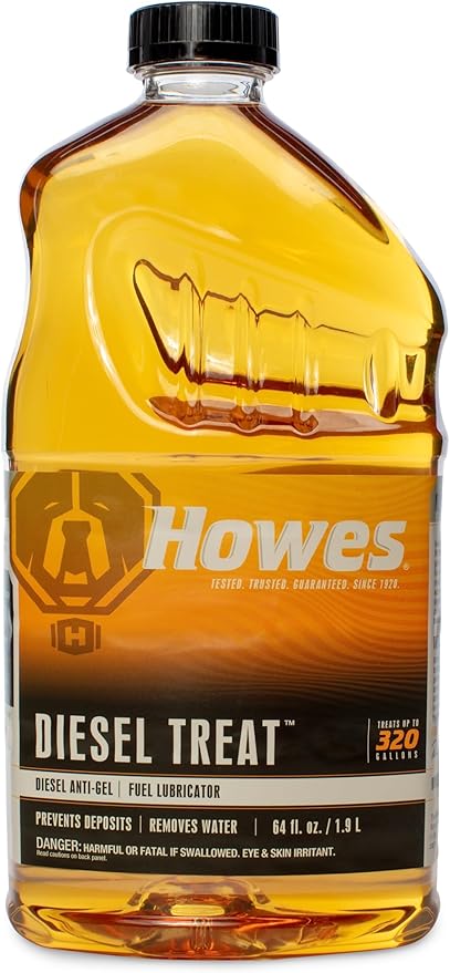 Howes Diesel Treat 64-Ounce Anti-Gel and Diesel Fuel Lubricator Casepack (Six 64-Ounce Bottles)…