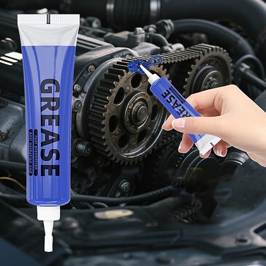High Temperature Grease | 20g High Temp Wheel Bearing Grease Tube | Lithium Lubricant For Industrial, Heavy Duty Lubricant, Heavy Duty Sealant For Farm Equipment, Garage, Marine, And Rails Maintenance