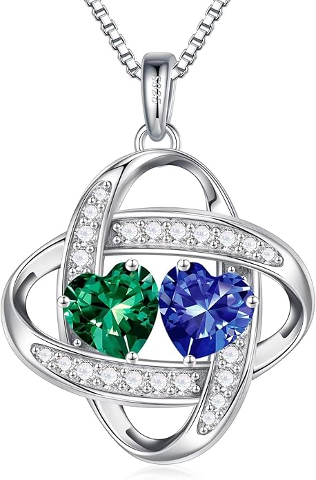 Iefil Christmas Gifts for Women - 925 Sterling Silver Love Knot Necklace, Anniversary Birthday Jewelry Gifts for Wife Girlfriend Mom