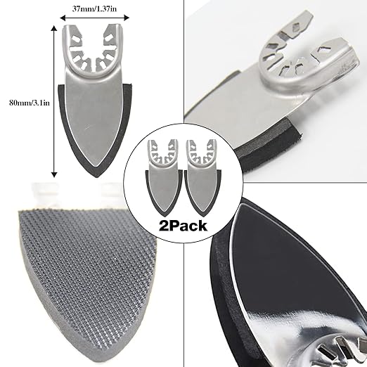 Aozzy 145 Multi Tool Sandpaper Kit for Most Oscillating Tool Sanding Pads, Compatible With Most Bosch/Dewlta Brands, Multiple Grits Available Suitable for Sanding in Confined Work for Sanding Wood etc