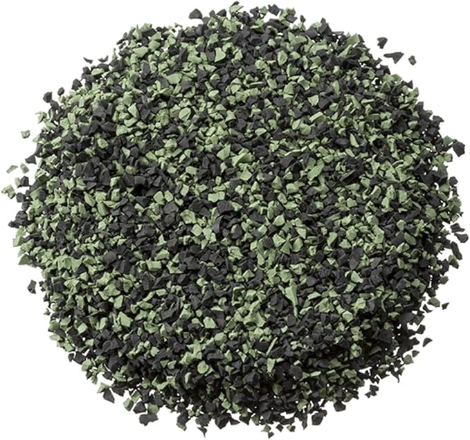 Fast Patch Poured-in-Place Surfacing Repair Kit Fix Rubber Playground (Green/Black, Small)