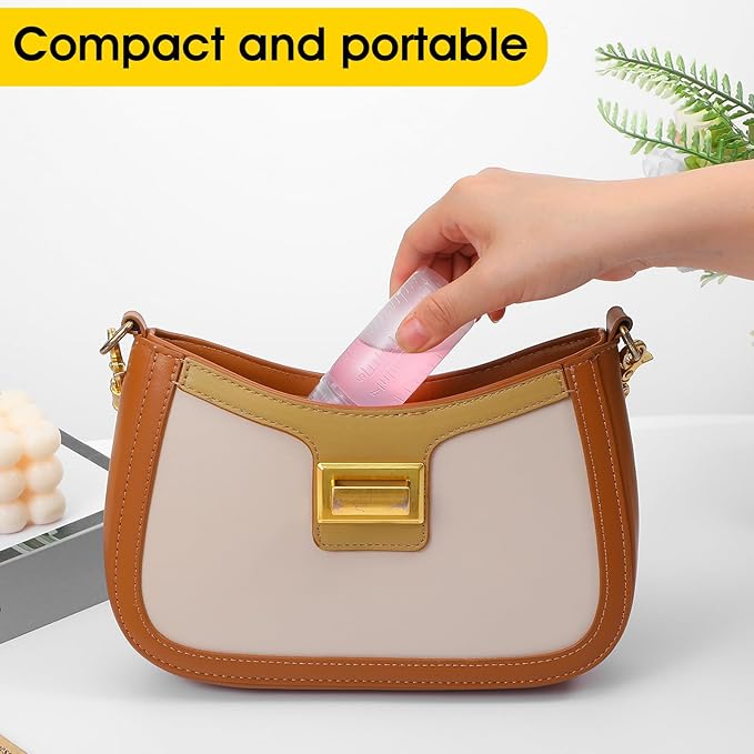 6PCS Mini Condiment Squeeze Bottles 60ML Travel Condiment Containers with Lid Mini Sauce Bottle Portable Ketchup Bottles Squeeze for Sauces