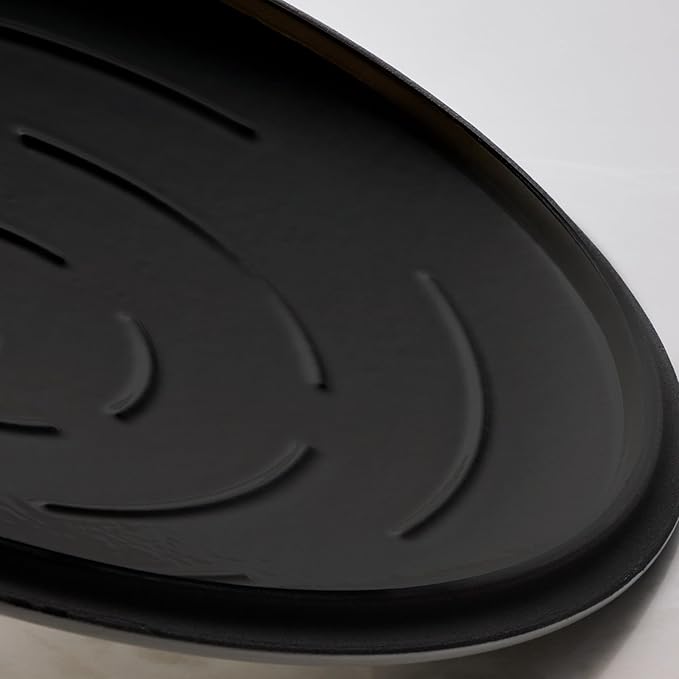 Tramontina Bestow Enameled Cast Iron Skillet with Lid, 10-inch Frying Pan, Latte with Gold Knob