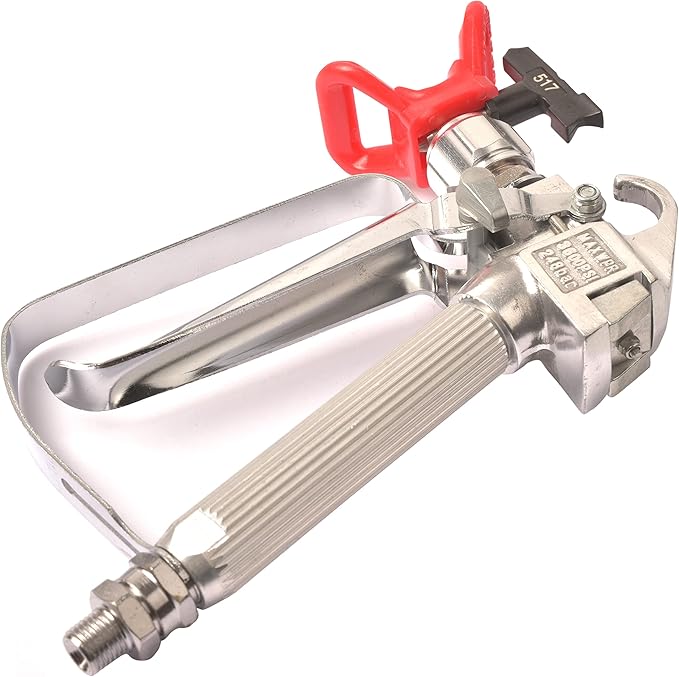 Airless Paint Spray Gun 3600PSI 517 Tip with 10 inches Extension Rod for All Airless Paint Sprayer