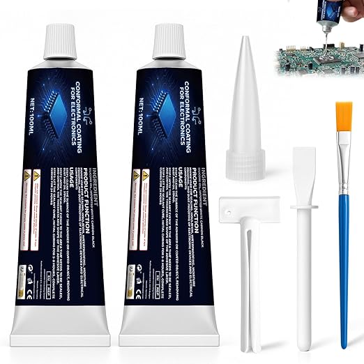 200ml Conformal Coating for Electronics, Silicone Conformal Coating Insulating Sealant, Waterproof & Heat Resistant, for Circuit Board and Component Protection