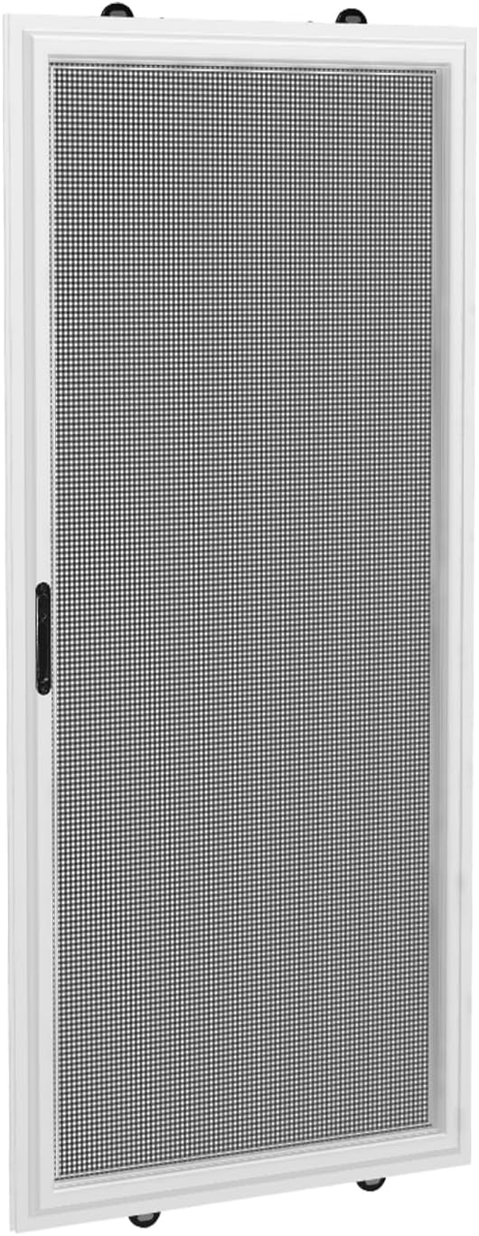 DIY Knock Down Heavy Duty Patio Sliding Screen Door – Ready to Assemble Kit, Custom Fit, Durable PetMesh, Multiple Color Choices