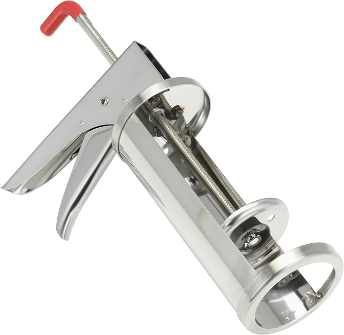 Prince Castle Sauce Dispenser, 1/3 oz Sauce Gun, Red - Commercial Dispenser For Thick and Heavy Sauces Like Tartar, Mayonnaise, Sour Cream, Condiments, Guacamole