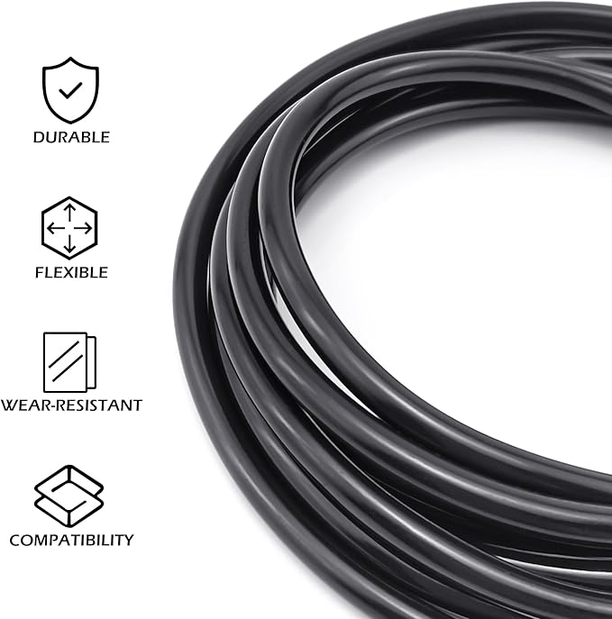 Car Windshield Washer Hose Kit, 3 Meters Universal Windscreen Hose with 30 PCS Connectors for Connecting Car Water Pumps and Nozzles