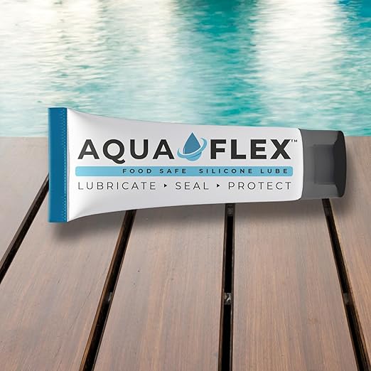 Aqua Flex Premium Silicone Lubricant Grease | NSF Registered Food Grade | Versatile Lube Solution for Pool & Spa, O-Rings, Gaskets, Pumps, Filters, Valves, Marine, Scuba, Automotive, and More