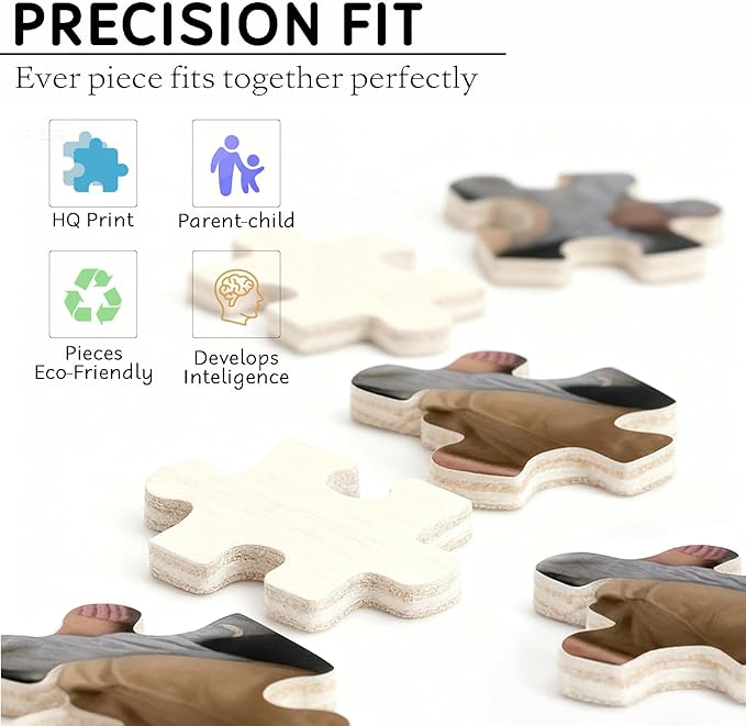 Custom Puzzles from Photos 300/500/1000 Piece - Personalized Jigsaw Puzzles for Adults & Kids with Picture & Text - Custom Family, Friends, Wedding, Graduation, Christmas, Birthday Gift