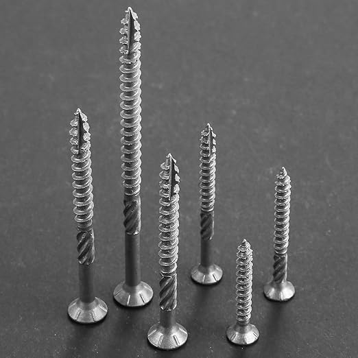 #10 * 3" 304 Stainless Steel Deck Screws, (1130pcs) 15 lbs.Exterior Wood Screws, Rust Resistant epoxy Coated, Bronze, T25 Star Bit