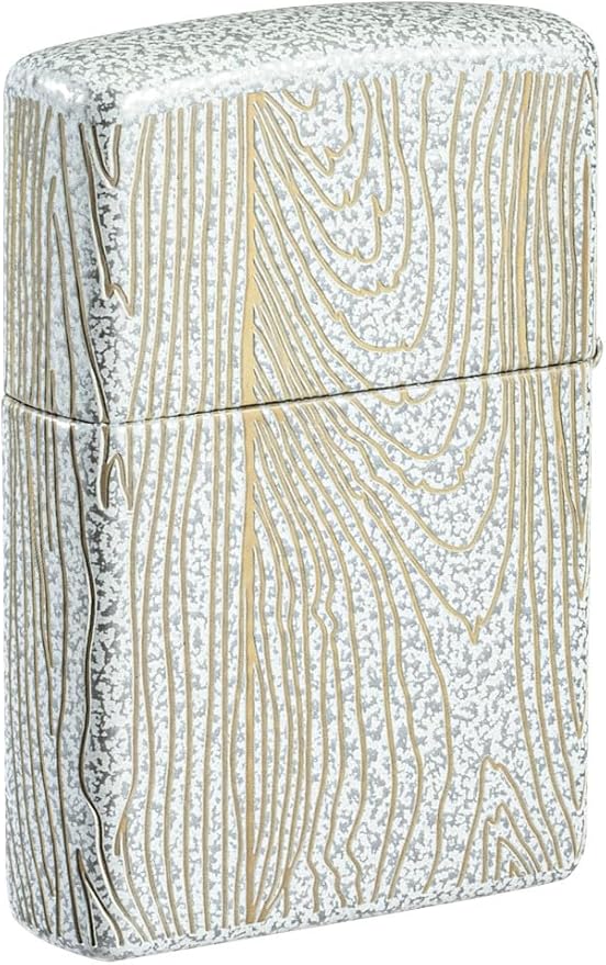 Zippo Tree of Life Woodgrain Design Glacier Pocket Lighter