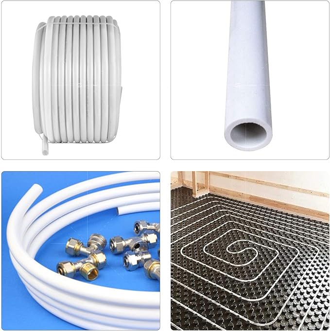 Supply Giant PEX-A Plumbing Tubing, 3/4 Inch x 300 Ft, White, Non-Barrier PEX Pipe for Potable Water, Flexible Water Tubing