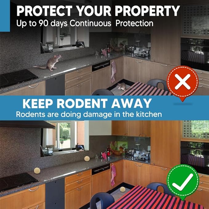 Rodent Repellent Indoor,Mouse Repellent,Mice Repellent Indoor,Rodent Away Repellant,Rat Repellent,Keeps Mice Away,Peppermint Oil Repel Mice from Nesting,Covers 50 sq. ft,Effective for 60-90 Days-10P