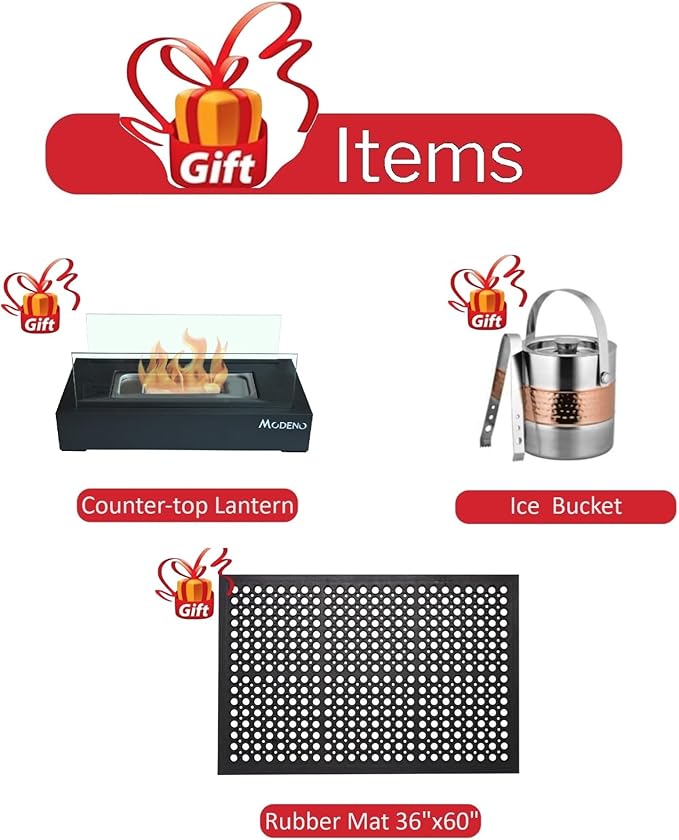 Elementi+ | Bundle Carrara Gas Fire Pit | Marble Porcelain & Metal Frame | 60" Rectangular Fire Table | Electronic Ignition | Canvas Cover, Fire Glass & Burner Lid Included | White | Natural Gas