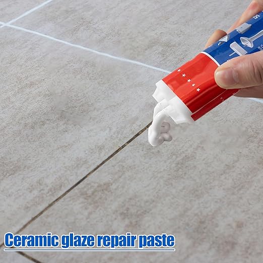Tile Repair Kit - 50ml Marble and Granite Repair Kit | Ceramic and Granite Crack Filler with Strong Adhesion | Tile Hole for Shower, Wall, Floor, & Countertop
