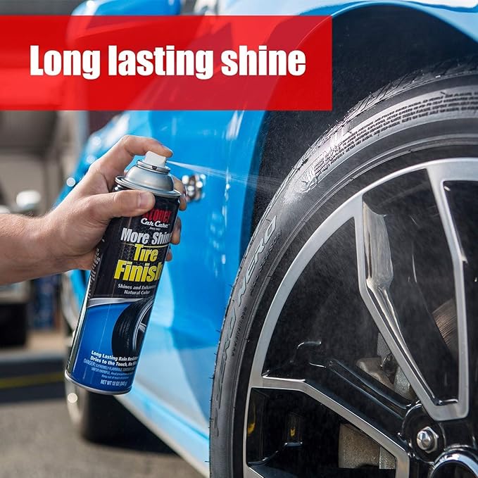 Stoner Car Care 91044-2PK Original More Shine Tire Finish – Tire Shine Spray for a Deep Matte Black Finish with Long-Lasting Rain-Resistant Protection, Non-Greasy No Sling – 12 oz (Pack of 2)