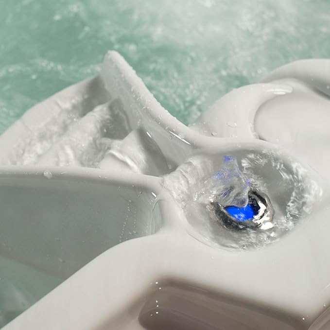 Amplified 100-Jet 7-Person Non-Lounger Spa with Bluetooth Stereo and 3 Pumps by Aqualife by Strong Spas