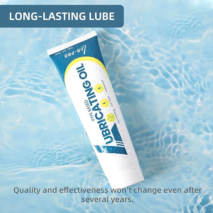 AR-PRO General-Purpose Lubricant for Swimming Pool, 5oz, Long-Lasting Lube for Pool O-Rings and Gaskets, Valve and More - Industry Standard Teflon-Based Lubricant and Sealant