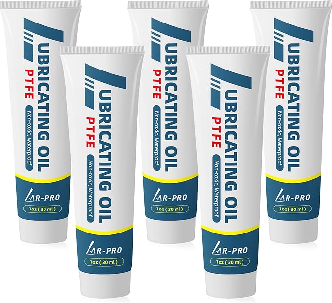 AR-PRO (5-Pack) General-Purpose Silicone Sealant Lubricant - 1oz Waterproof Silicone Grease Long-Lasting Lube use for Swimming Pool O-Rings, Pool Gaskets, Valve, Faucet and Bearings