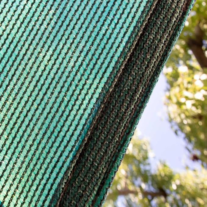 Amgo Custom Size 7' x 10' Green Rectangle Square Sun Shade Sail UPF50+ AGTAPR1620, Order to Make Canopy Awning, 95% UV Blockage, Water & Air Permeable, Commercial and Residential (We Customize)
