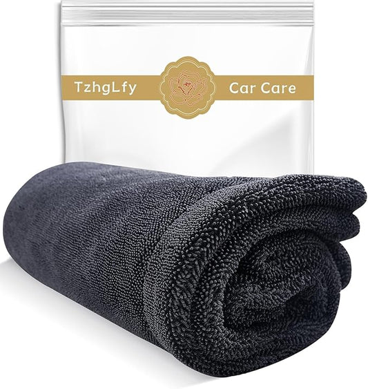 Drying Towel for Car Detailing Super Absorption Water Microfiber for Tender Care Thickened Towel for Speeding up Drying Car 23.62''*35.43''