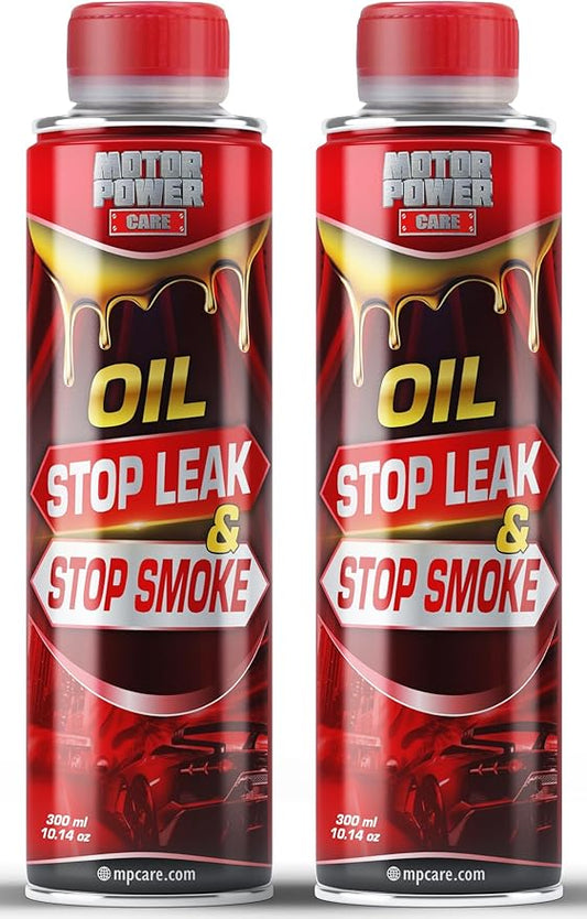 MotorPower Care Oil Seal & Smoke Stop Engine Oil Additive for Ford, Lexus, BMW, Mercedes, Audi, VW & More