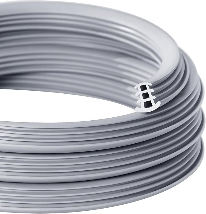 Flexible EPDM Rubber Strip (25 ft Long and 1/2 inch Wide) for Concrete Crack Repair and Replacement - Weather and Aging Resistant Expansion Joint Filler for Driveways and Sidewalks