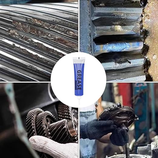 High Temperature Grease | 20g High Temp Wheel Bearing Grease Tube | Lithium Lubricant For Industrial, Heavy Duty Lubricant, Heavy Duty Sealant For Farm Equipment, Garage, Marine, And Rails Maintenance